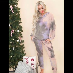 New! White Birch Tie Dye 2 Piece Set - 2xl